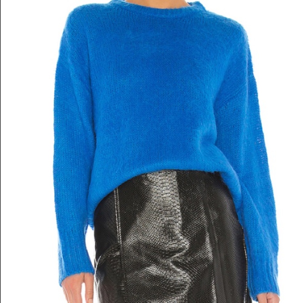 Electric blue sweater